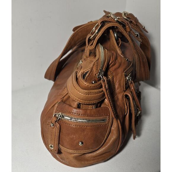 Junior Drake Gretchen Lamb Leather Tote, Satchel, Purse. Shoulder Bag - Picture 8 of 16